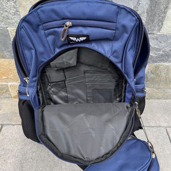 Рюкзак шкільний дитячий з пеналом Wings PATCHES Синій BP_PATCHES_СИНІЙ фото