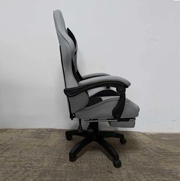 Комп'ютерне крісло із тканини INFINI ThrustX Сіро-чорне INFINI_THRUSTX фото