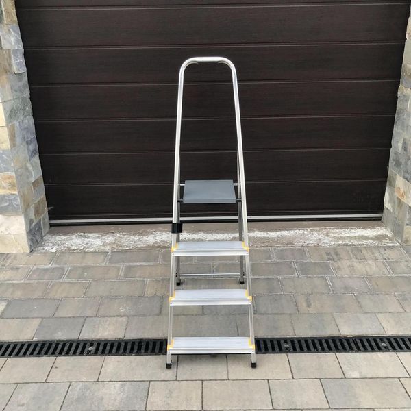 Односторонняя алюминиевая лестница Drabest PRO 4-ступенчатая 150 кг DRABEST_1Х4_PRO фото