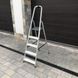 Односторонняя алюминиевая лестница Drabest PRO 5-ступенчатая 150 кг DRABEST_1Х5_PRO фото 3