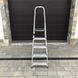 Односторонняя алюминиевая лестница Drabest BASIC 5-ступенчатая 125 кг DRABEST_1Х5_BASIC фото 2