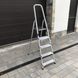 Односторонняя алюминиевая лестница Drabest BASIC 5-ступенчатая 125 кг DRABEST_1Х5_BASIC фото 1