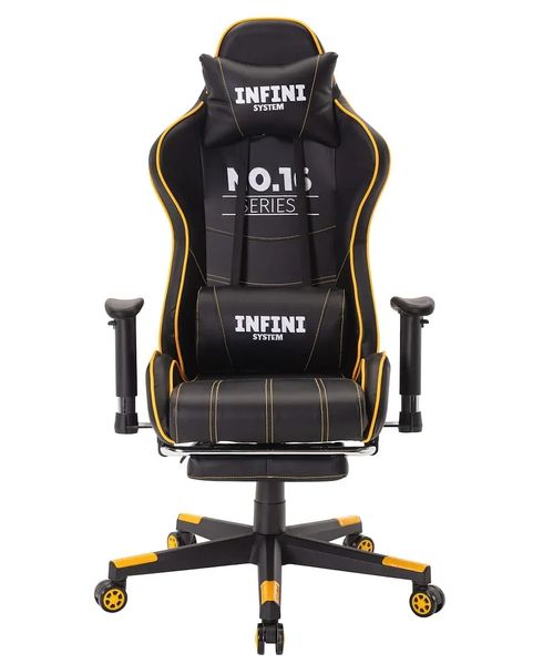 Комп‘ютерне крісло INFINI SYSTEM NO. 16 Жовтий SYSTEM_NO.16_ЖОВТИЙ фото