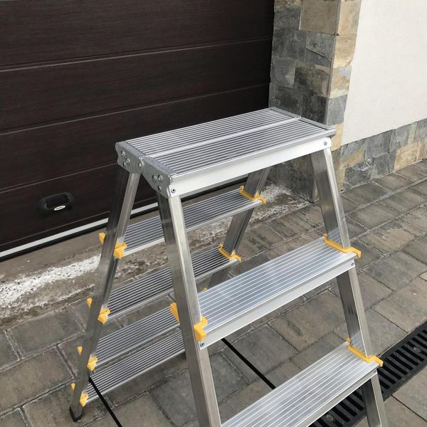 Двухсторонняя алюминиевая лестница Drabest PRO 2х5 150 кг DRABEST_2X5_PRO фото