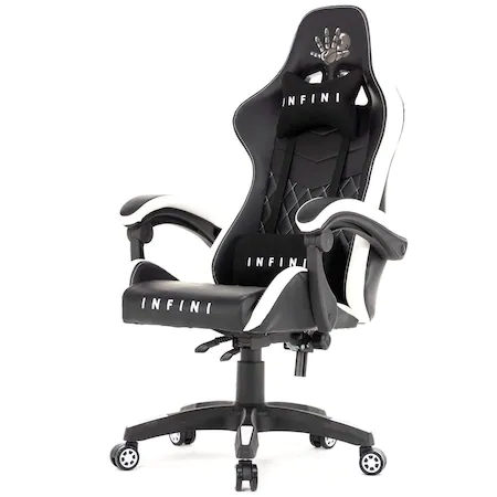Комп‘ютерне крісло Extreme INFINI FIVE Чорно-білий INFINI_FIVE_ЧОРНО-БІЛИЙ фото