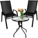 Набір садових меблів Gardlov - стіл 60 см + 2 крісла | Чорний GARDLOV_20707 фото 2