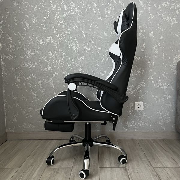 Комп‘ютерне крісло з підставкою для ніг MOONSTAR A+ Білий MOONSTAR_A+_БІЛИЙ фото