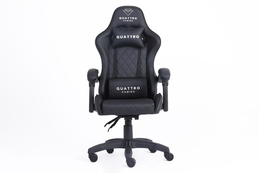Комп‘ютерне крісло із карбоновими вставками CARBON Quattro Gaming Чорний CARBON_ЧОРНИЙ фото