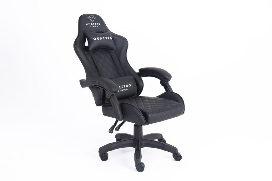 Комп‘ютерне крісло із карбоновими вставками CARBON Quattro Gaming Чорний CARBON_ЧОРНИЙ фото