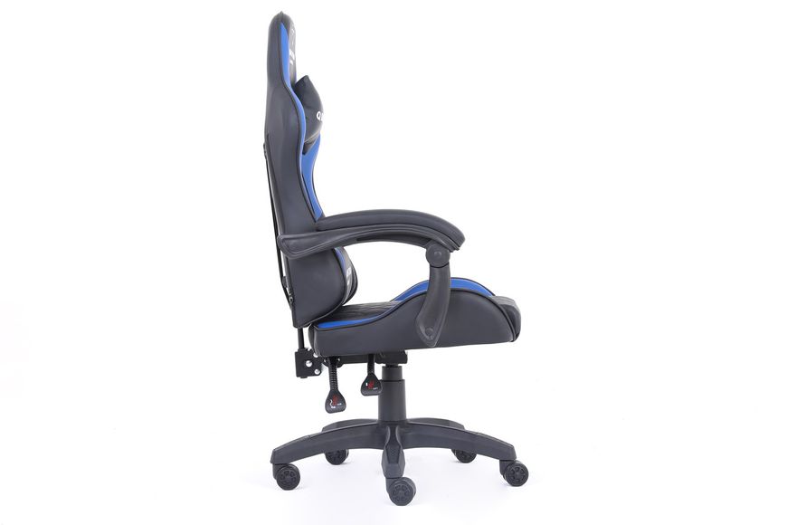 Комп‘ютерне крісло із карбоновими вставками CARBON Quattro Gaming Чорно-синій CARBON_ЧОРНО-СИНІЙ фото