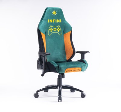 Комп'ютерне крісло із тканини Ergo System G20 Зелено-жовтий G20_ЗЕЛЕНО-ЖОВТИЙ фото