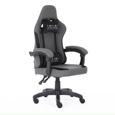 Комп'ютерне крісло із тканини Extreme INFINI SYSTEM Темно-сірий INFINI_SYSTEM_ТЕМНО-СІРИЙ фото