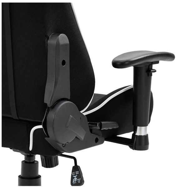 Комп'ютерне крісло із тканини BOOST 94558 Чорно-білий BOOST_ЧОРНО-БІЛИЙ фото