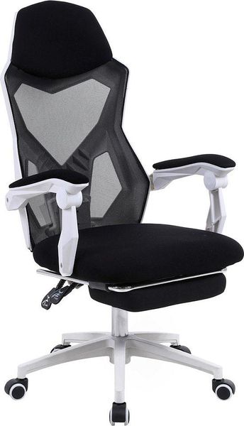 Комп‘ютерне крісло INFINI YODA Footrest Чорно-білий INFINI_YODA+_ЧОРНО-БІЛИЙ фото